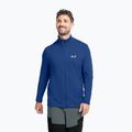 Férfi trekking pulóver  Jack Wolfskin Litestride Full Zip blue orchid