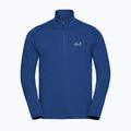 Férfi trekking pulóver  Jack Wolfskin Litestride Full Zip blue orchid 7