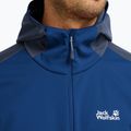 Férfi softshell dzseki Jack Wolfskin Skyvail blue orchid 4
