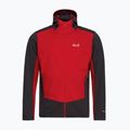 Férfi softshell dzseki Jack Wolfskin Skyvail siren red 7