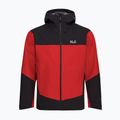 Férfi esőkabát Jack Wolfskin Rockpaw 3L siren red 7