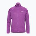 Női polár pulóver Jack Wolfskin Anytrail Full Zip freesia 7
