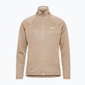 Női polár pulóver Jack Wolfskin Anytrail Full Zip oat 7