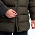 Férfi bélelt kabát Jack Wolfskin Icy Hollow Hooded obsidian moss 6