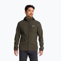 Férfi széldzseki Jack Wolfskin Wild Winds Hooded obsidian moss