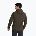 Férfi széldzseki Jack Wolfskin Wild Winds Hooded obsidian moss 3