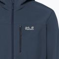 Férfi széldzseki Jack Wolfskin Wild Winds Hooded midnight sky 6