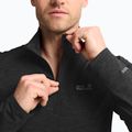 Férfi polár pulóver Jack Wolfskin Trail Half Zip black 3