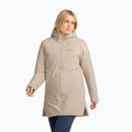 Női esőkabát Jack Wolfskin Heidelstein 2 Ins oyster
