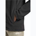 Férfi polár pulóver Jack Wolfskin Wild Rebel 200 Full Zip paw black 5
