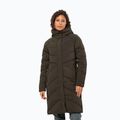 Női pehelykabát Jack Wolfskin Marienplatz Coat obsidian moss