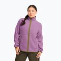 Női polár pulóver Jack Wolfskin Lite Curl Full Zip vivid orchid