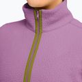 Női polár pulóver Jack Wolfskin Lite Curl Full Zip vivid orchid 4