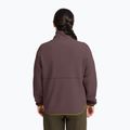 Női polár pulóver Jack Wolfskin Lite Curl Full Zip sheer plum 3
