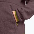 Női polár pulóver Jack Wolfskin Lite Curl Full Zip sheer plum 5