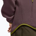 Női polár pulóver Jack Wolfskin Lite Curl Full Zip sheer plum 6