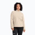 Női polár pulóver Jack Wolfskin Taunus 100 Half Zip oyster