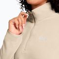 Női polár pulóver Jack Wolfskin Taunus 100 Half Zip oyster 4
