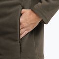 Férfi polár pulóver Jack Wolfskin Taunus 200 Full Zip obsidian moss 6