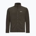 Férfi polár pulóver Jack Wolfskin Taunus 200 Full Zip obsidian moss 7