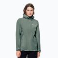 Jack Wolfskin női hardshell kabát Pack & Go Shell zöld 1111514_4311