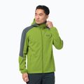 Férfi Jack Wolfskin Go Hike softshell kabát zöld 1306921_4073_002