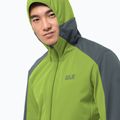 Férfi Jack Wolfskin Go Hike softshell kabát zöld 1306921_4073_002 3