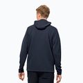 Férfi Jack Wolfskin Modesto kapucnis gyapjúpulóver sötétkék 1706492_1010 2