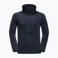 Férfi Jack Wolfskin Modesto kapucnis gyapjúpulóver sötétkék 1706492_1010 6