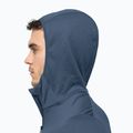 Jack Wolfskin férfi Hydro Grid fleece pulóver sötétkék 1710001_1383 4