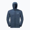 Jack Wolfskin férfi Hydro Grid fleece pulóver sötétkék 1710001_1383 7