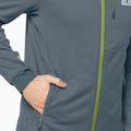 Jack Wolfskin férfi Hydro Grid Fleece szürke 1710001_6098_002 5
