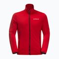 Jack Wolfskin férfi Dna Fleece pulóver piros 1710271_2206_002 4