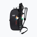 Jack Wolfskin Athmos Shape 16 l túra hátizsák fekete 4