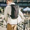 Jack Wolfskin Helsinki Rolltop 18 l ultra fekete nappali hátizsák 7
