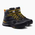 Jack Wolfskin férfi Force Striker Texapore Mid trekking csizma black/burly yellow xt 4038823 5