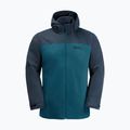 Jack Wolfskin férfi esőkabát Taubenberg kék 1115311_4133_006 9