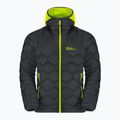 Jack Wolfskin férfi Alpspitze Down Hoody szürke 1206771_6350 sí kabát 5