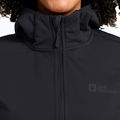 Női softshell dzseki Jack Wolfskin Windhain Hoody fekete 4