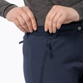 Jack Wolfskin női softshell nadrág Geigelstein Slim éjszakai kék 5