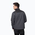 Jack Wolfskin férfi Dna Grizzly szürke fleece pulóver 1709982 2