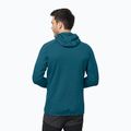 Férfi Jack Wolfskin Hydro Grid Hooded FZ fleece pulóver kék 1710002 2
