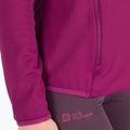 Jack Wolfskin női Peak Grid Fleece melegítőfelső lila 1710351 5
