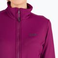Jack Wolfskin női Peak Grid Fleece melegítőfelső lila 1710351 6