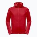 Jack Wolfskin férfi Baiselberg fleece pulóver piros 1710541 5
