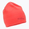 Jack Wolfskin Real Stuff narancssárga fleece téli sapka 1909852