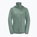 Jack Wolfskin női Stormy Point 2L esőkabát zöld 1111202 10