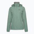 Jack Wolfskin női Stormy Point 2L esőkabát zöld 1111202 6