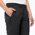 Jack Wolfskin női softshell nadrág Glastal Zip Off fekete 1508151_6000_042 5