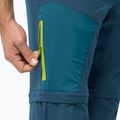 Férfi softshell nadrágJack Wolfskin Glastal Zip Away navy blue 1508301 5
